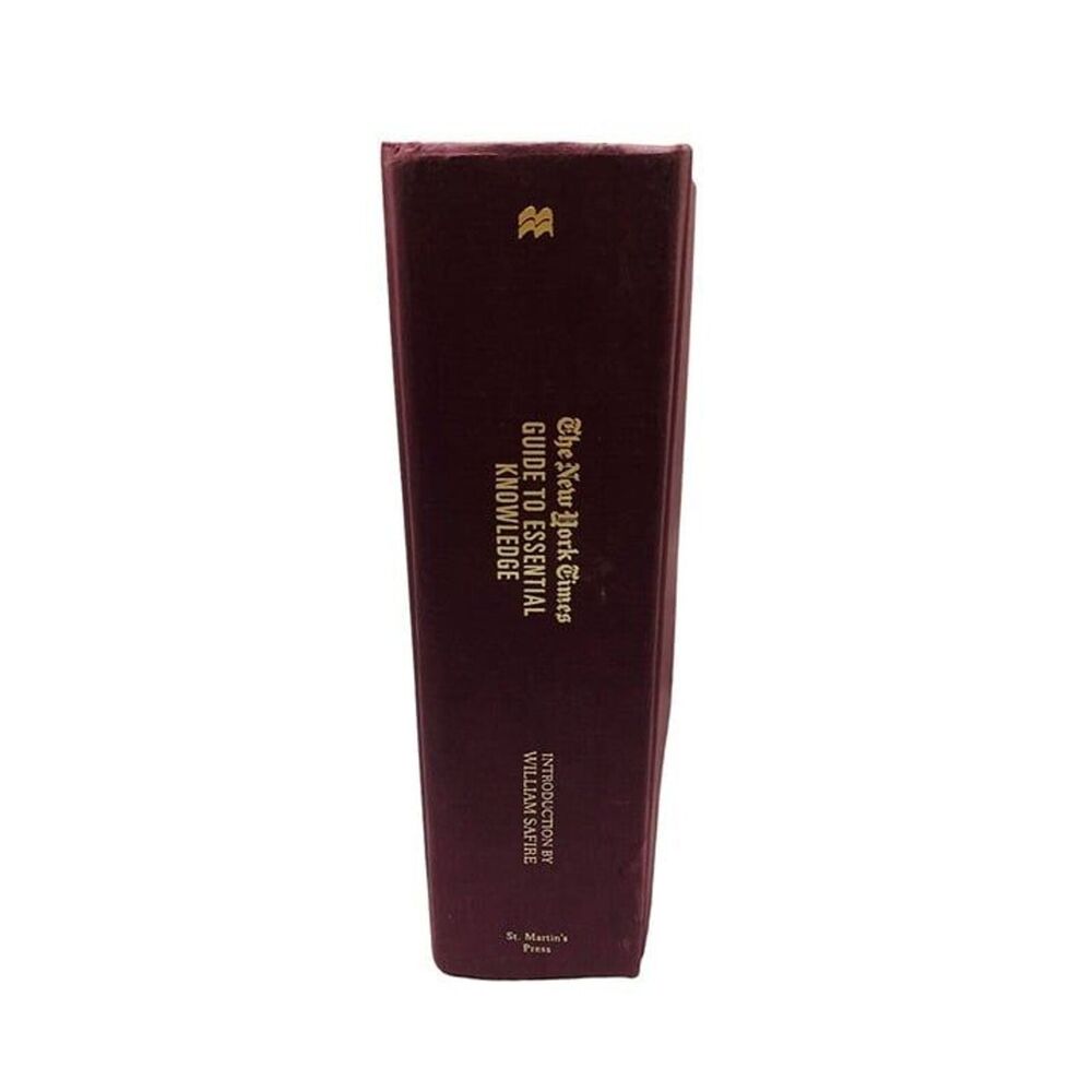 The New York Times Guide to Essential Knowledge Desk Reference Hardcover